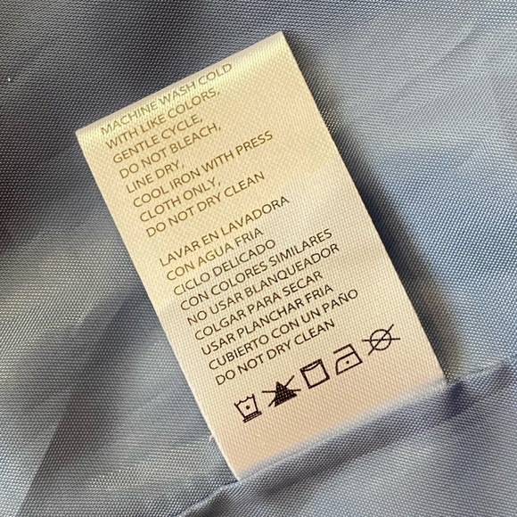 Weatherproof Rain Slicker Blue White Women’s Medium - Picture 8 of 9